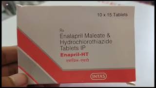 EnaprilHT Tablet  Enalapril Maleate amp HydrochlorothiazideTablets IP  Enapril HT Tablet Uses Dose [upl. by Einimod314]