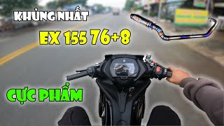 TOANBLACK EXCITER 155 VVA 768 ĐỘ XE KHỦNG ĐỈNH CAO ĐẦU TIÊN TRÊN TOÀN THẾ GIỚI  VLOG [upl. by Iaw]