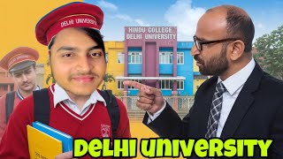 Delhi university class Test 😂 yai to kisi ne nhi socha tha  Sri Aurobindo college [upl. by Alrad]