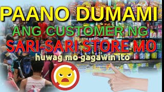 GAWIN MO KAAGAD PARA DUMAMI ANG CUSTOMER MO SA SARI SARI STORE BUSINESS MO sarisaristore [upl. by Alfie]