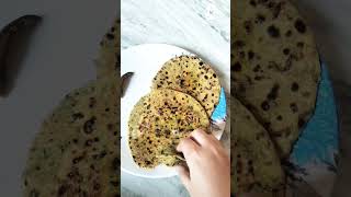 Methi Paratha😋paratha methiparatha india food recipe amazing cooking short youtubeshorts [upl. by Barbarese]