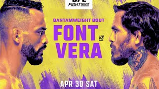 UFC VEGAS 53 LIVE FONT VS VERA LIVESTREAM amp FULL FIGHT NIGHT COMPANION [upl. by Anjali70]