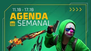 free fire Calendário semanal [upl. by Radferd602]