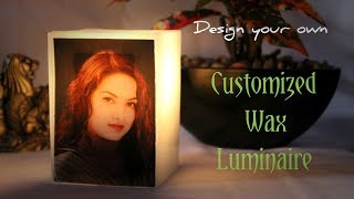 how to make customized wax luminaire [upl. by Derina410]