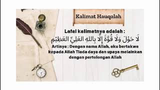 Materi Pembelajaran Aqidah Akhlak Kelas 5 quot Kalimat Thoyyibah Hauqalahquot [upl. by Atinhoj]