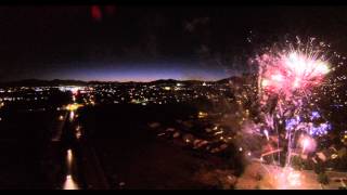 Utah Grand Finale Fireworks at Water Gardens Cinema 6 [upl. by Ellertal]