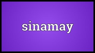 Sinamay Meaning [upl. by Scarlet]