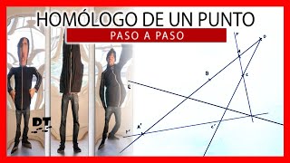 💣 Como hacer puntos homólogos paso a paso 🧨 HOMOLOGÍA dibujo técnico 🧨 ejercicios de homologia evau [upl. by Hyacinthia]