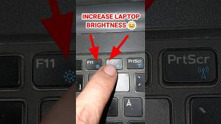 increase Laptop Brightness with Great Trick shorts viral youtubeshortsshortsfeed [upl. by Borras334]