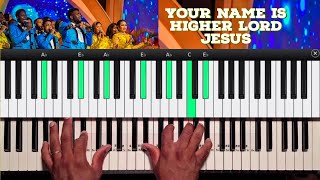 Loveworld Singers  YOUR NAME IS HIGHER LORD JESUS  Piano Tutorial  YOUR NAME IS HIGHER LORD JESUS [upl. by Arette]