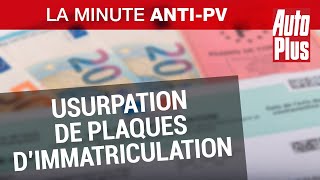 Usurpation de plaques d’immatriculation [upl. by Nagaem]