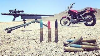 20MM CANNON VS MOTORCYCLE [upl. by Wilscam]