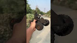 Old stunt car 😭mini wood toy woodworking art skills wood  handcrafts  shorts [upl. by Rosabel]