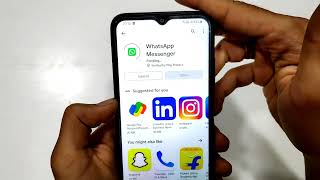 Samsung mobile me whatsapp kaise download kare  How to download apps on mobilesmartphone [upl. by Eelyam]