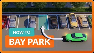 Easy Forward Bay Parking StepByStep  Driving Tips [upl. by Packton]