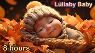 ✰ 8 HOURS ✰ Lullaby for babies to go to Sleep 🎵 Autumn Lullaby 🍂 Windchimes ✨ Baby Sleep Music Kids [upl. by Onilegna]