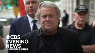 Steven Bannon ordered to report to prison on July 1 [upl. by Aleunam]