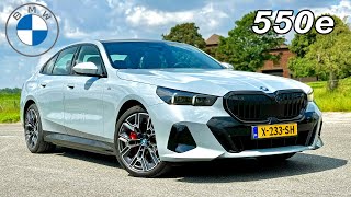 2024 BMW 550e xDrive  255kmh REVIEW on AUTOBAHN [upl. by Jelsma]