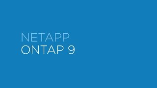 An Introduction to NetApp ONTAP 9 Data Management Software [upl. by Bora]