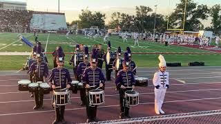 Hahnville High School Marching Band  92322 Drum Cadence [upl. by Patrizius]