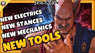 Heihachi Top Changes New Tools Moves Secrets  Tekken 8 [upl. by Atirb]