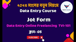 Jot Forms Data Entry Online Freelancing Class5  TVI101 [upl. by Anir]