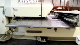 STRIPPIT 1250S CNC TURRET PRESS [upl. by Arraeis]