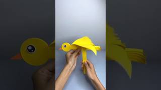 Cara membuat burung mainan dari kertas origami warna warni lucu sekali mainananak diy kreatif [upl. by Adnawt]