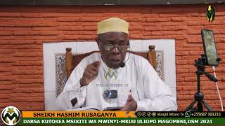 MADHARA NA HATARI YA DHAMBI ZA KUFITINISHA  SHEIKH RUSAGANYA [upl. by Buskirk]