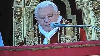 Benedetto XVI Augura Buon Natale in 68 lingue  Benedict XVI Wishes Merry Christmas in 68 languages [upl. by Whitcomb]