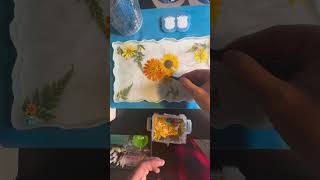 Mastering the Art of Placing Flowers in a Resin Tray [upl. by Esille]