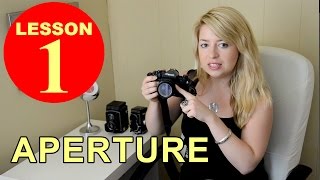 Lesson 1  Aperture Tutorial about Photography [upl. by Humfried]