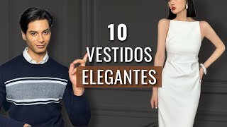 LOS 10 VESTIDOS MÁS ELEGANTES PARA FIESTAS Y EVENTOS  Kelvin Siso [upl. by Adnilev124]