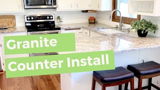 Installing Granite Countertops [upl. by Adahs]