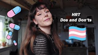 HRT Dos and Donts for Beginners  MTF Transition Tips [upl. by Daahsar]