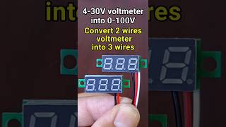 0100V DC Voltmeter Connections  How To Use Voltmeter [upl. by Akineg469]