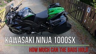 Kawasaki ninja 1000sx testing bags [upl. by Mchail520]