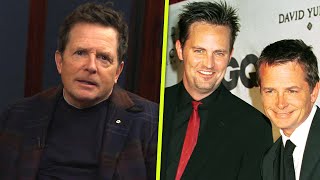 Michael J Fox Reacts to Matthew Perry Calling Him His Acting Inspiration Exclusive [upl. by Danya710]