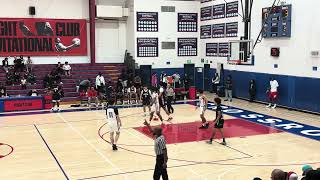 The Blue Knights Notre Dame SO vs The Warriors St Pius Boys High School Basketball October 12 2024 [upl. by Veronika]