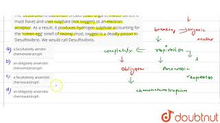 The Desulfovibrio bacterium breaks down organic matter which it must have and [upl. by Notsehc]