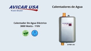 Calentador de Agua Eléctrico de 3000 Watts 110V XYFB3 [upl. by Barbur]