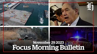 Ports proposal bribe accusations and trapped workers freed  Focus Morning Bulletin November 29 [upl. by Marzi]