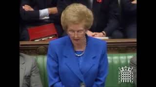 Margaret Thatcher “No No No” Speech 1990 [upl. by Stewardson]