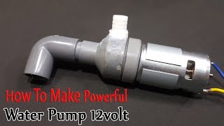 How to make Powerful Water Pump 12volt With 775 Motor [upl. by Galloway14]