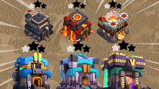 unbeatable bases for EVERY TOWN HALL Clash of Clans [upl. by Onibag575]