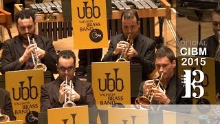 CIBM 2015  Valencia Brass Band By Inel  A Touch Of Mancini [upl. by Pallaten]