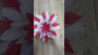 How to make simple paper wall decor craft [upl. by Deyas]