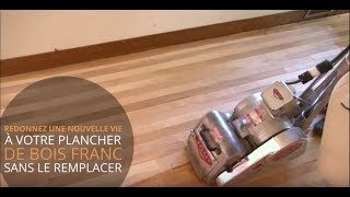 Sablage de plancher professionnel  Plancher Summum [upl. by Anairo121]