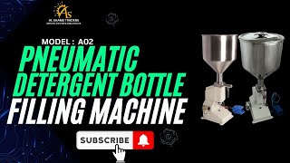 A02 manual bottle liquid filling machine  How To Use A02 Pneumatic Paste Liquid Filling Machine [upl. by Mcdermott194]