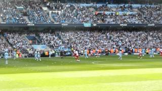 Aguero winning goal from East Stand Lower [upl. by Clemen]